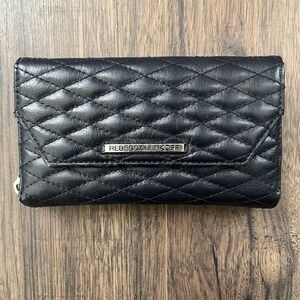 Rebecca Minkoff Dark Navy Blue Quilted Wristlet Wallet